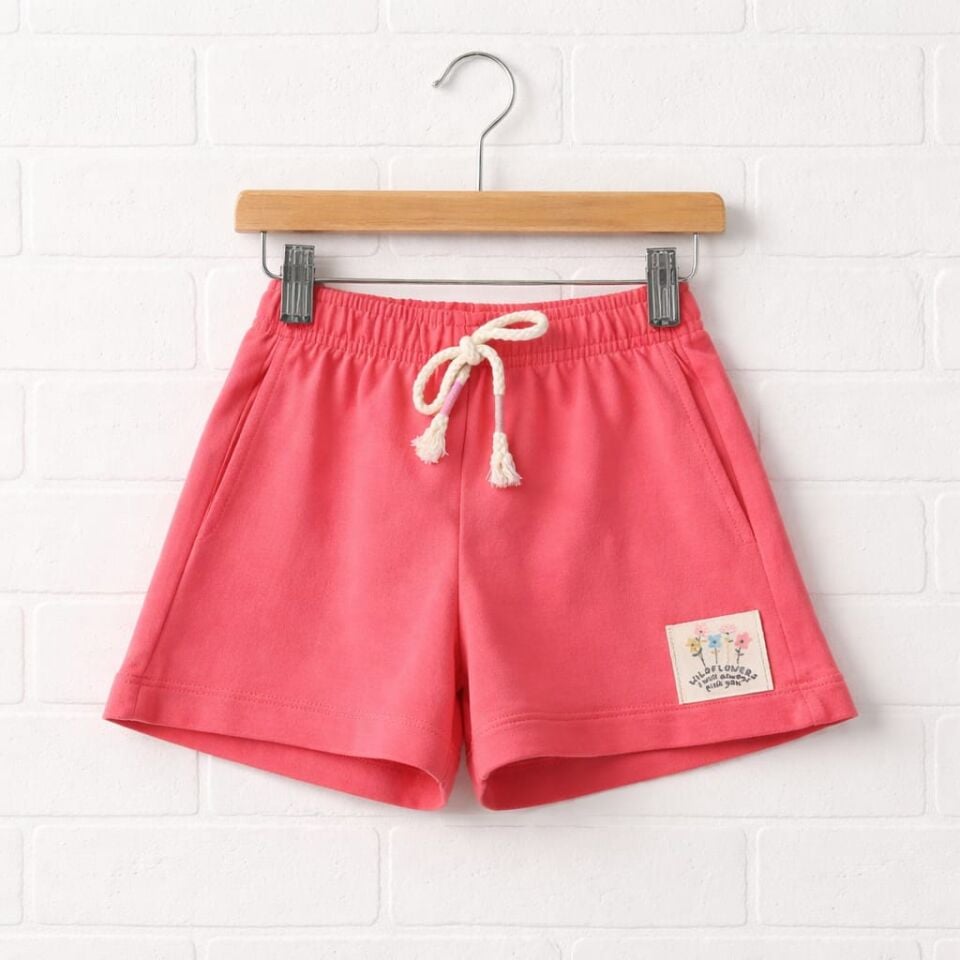 Kız Çocuk Mercan Basic Yazlık Şort