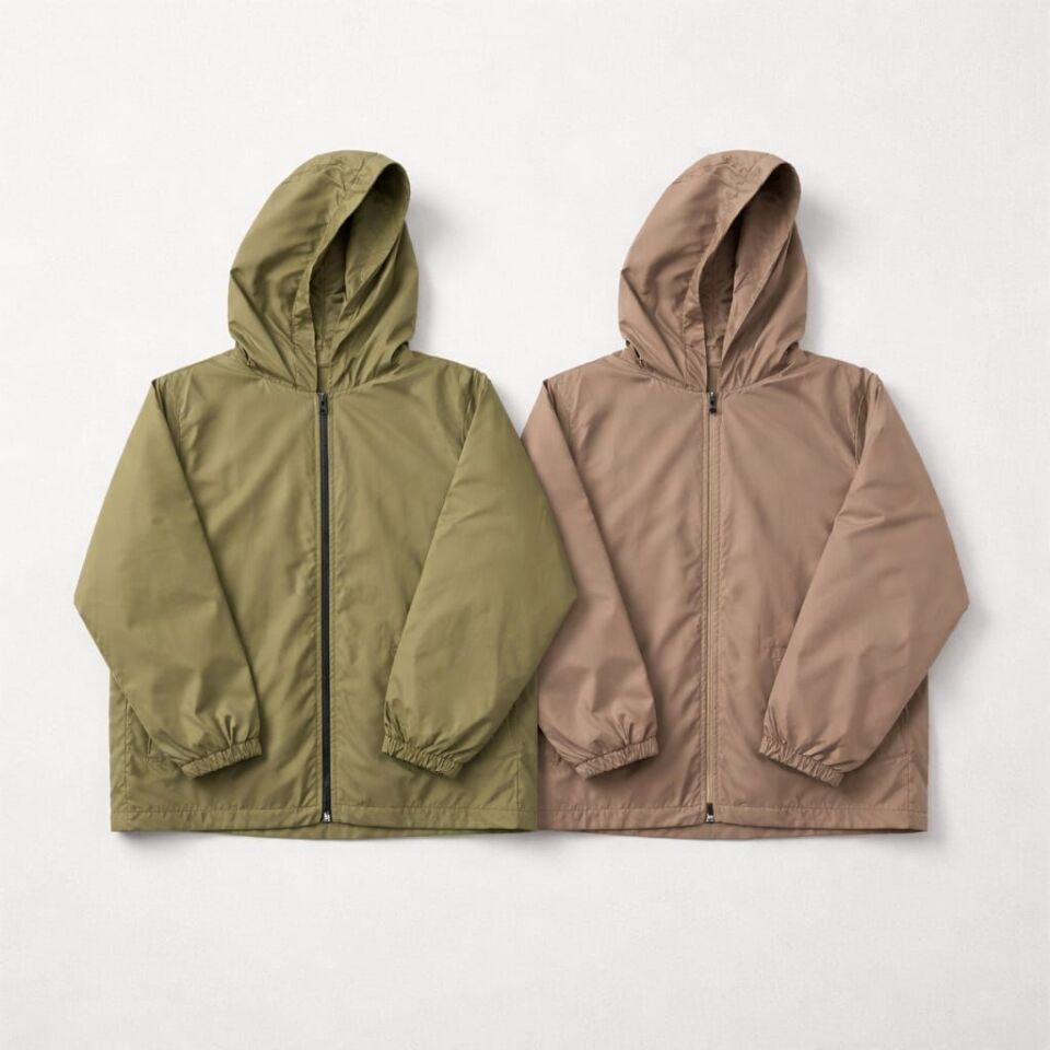 Kapüşonlu Basic Unisex Çocuk Mevsimlik Mont