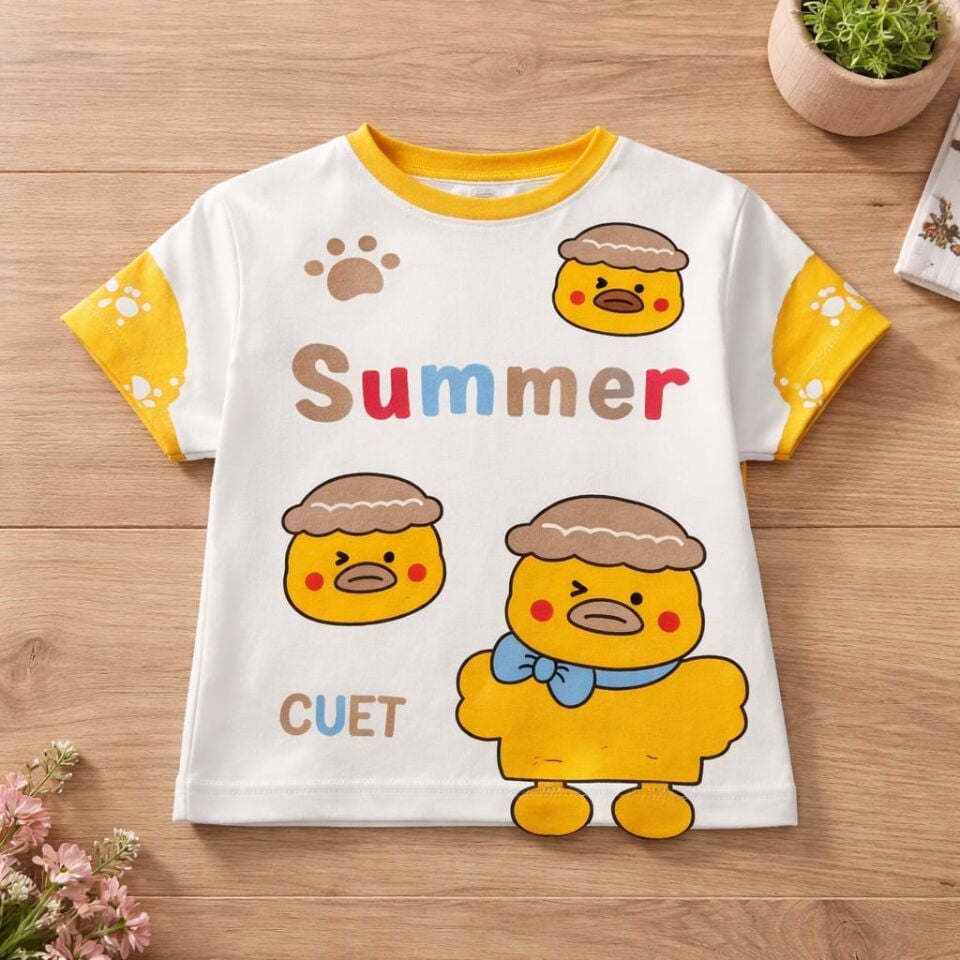 Summer Cuet Baskılı Bebek Yazlık Takım