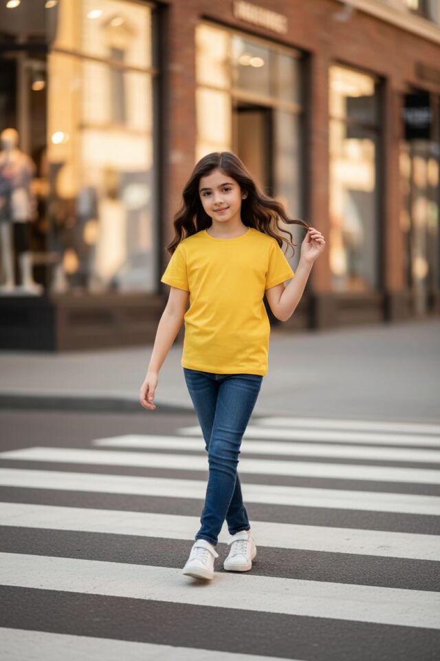 Basic Unisex Çocuk T-Shirt