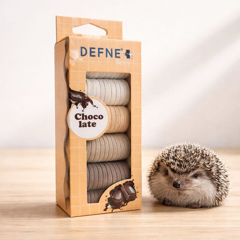 Chocolate Serisi 6’lı Çorap Seti – Kız & Erkek Çocuk