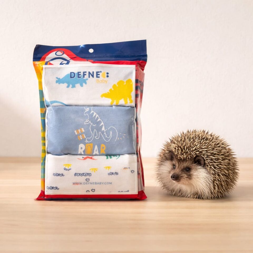 Dinozor Desenli Erkek Çocuk Slip 3’lü Set