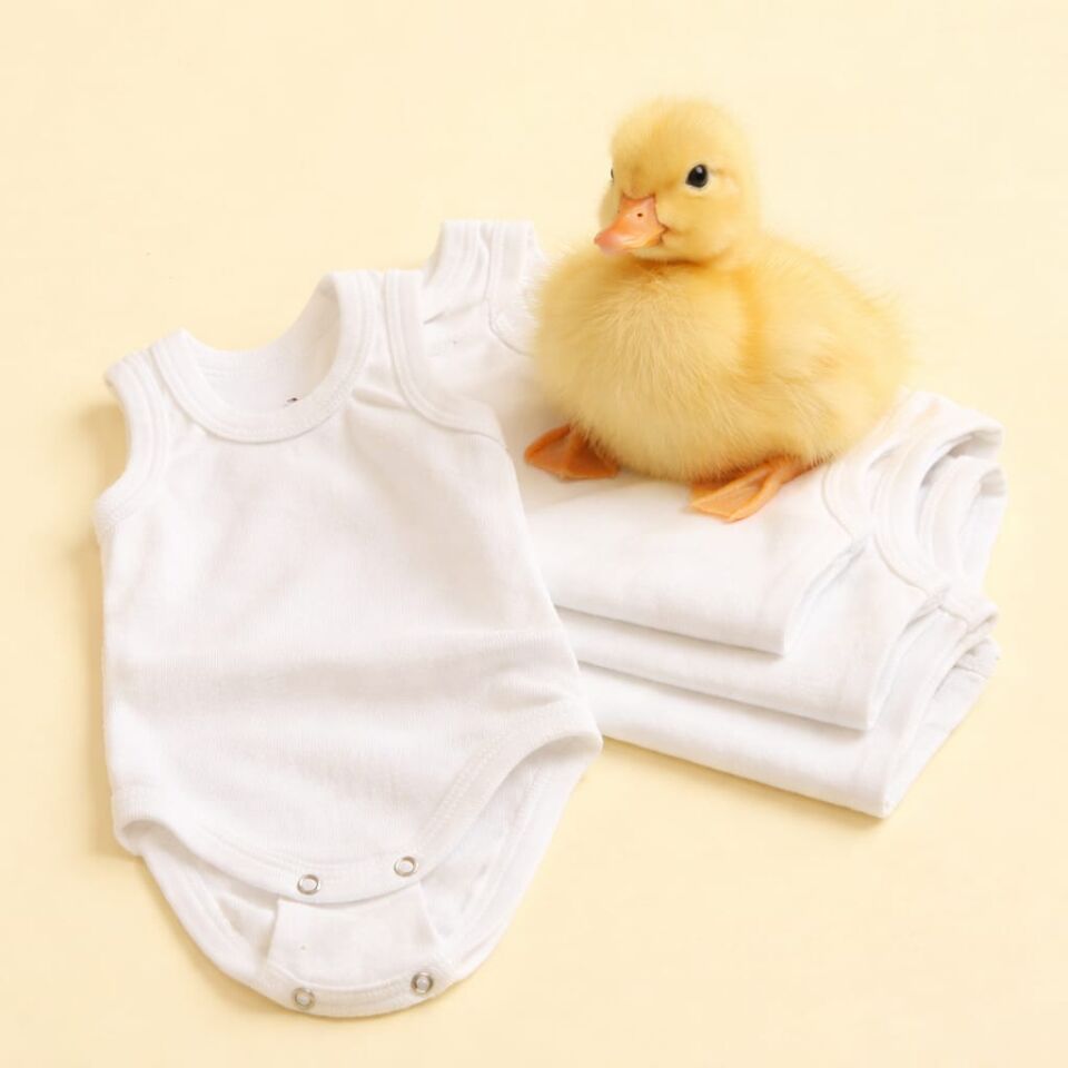 %100 Pamuk Üretim Unisex Çıtçıtlı Askılı Badi Seti – 3 Farklı Kombin Seçeneği