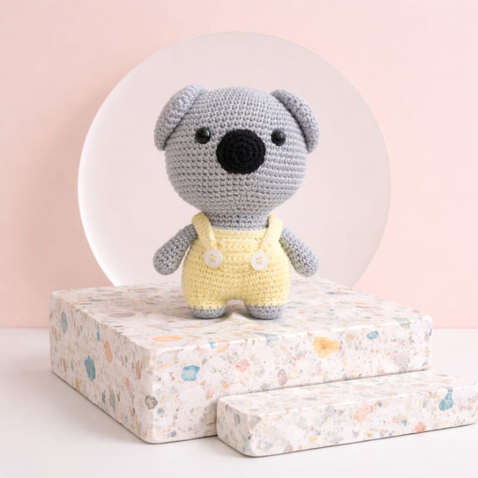 El Yapımı Özel Tasarım Amigurumi Koala